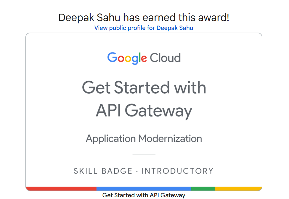 Google Cloud: Get Started with API Gateway